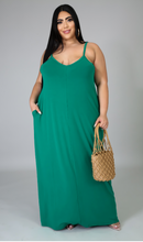 Load image into Gallery viewer, Forest Green Maxi Dress