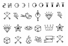 Load image into Gallery viewer, Temporary Tattoo Sheet