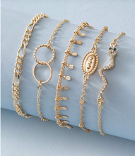 Load image into Gallery viewer, Serpentine Chain Bracelet Set