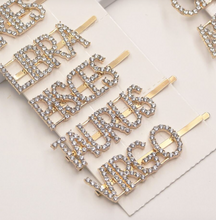 Load image into Gallery viewer, Zodiac Rhinestone Hairpins