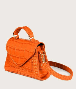 Burnt Orange Croc Bag