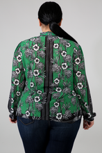 Load image into Gallery viewer, Green Petunia Blouse